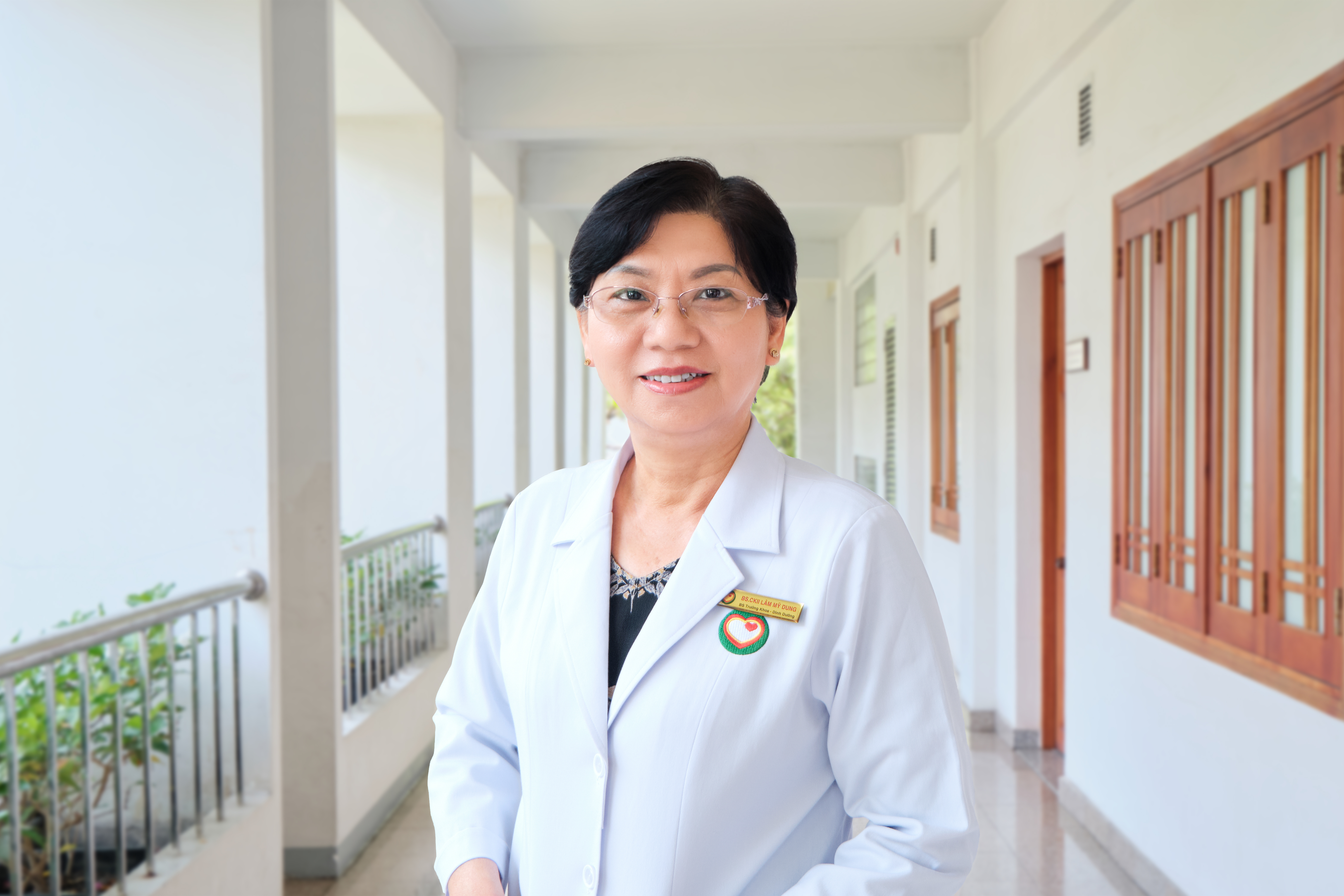 BS.CKII Lâm Mỹ Dung hiện là Trưởng khoa Dinh dưỡng - Bệnh viện Tim Tâm Đức