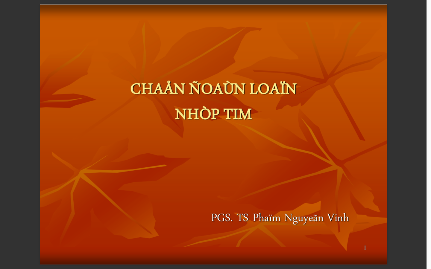Chẩn đoán loạn nhịp tim