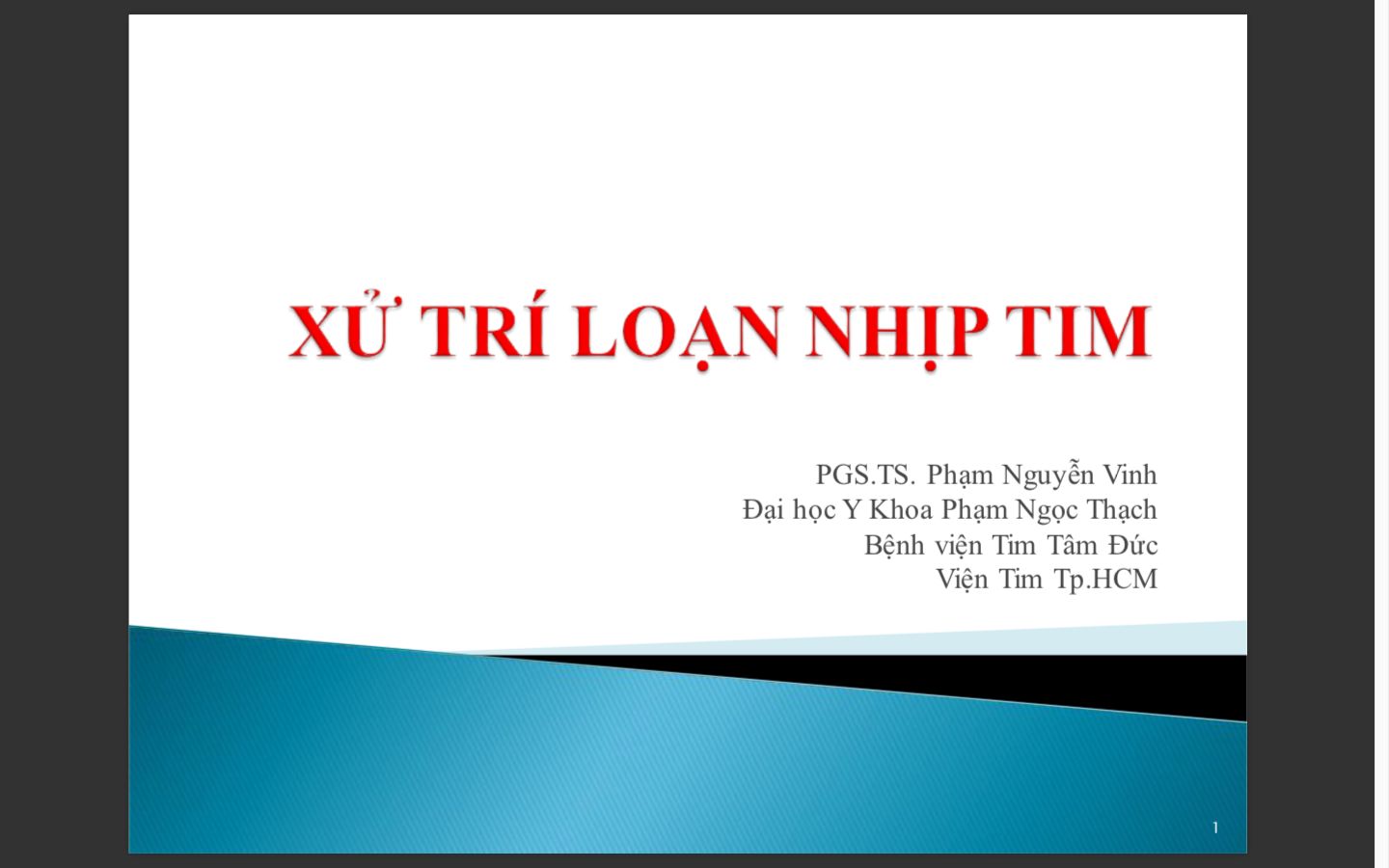 Xử trí loạn nhịp tim