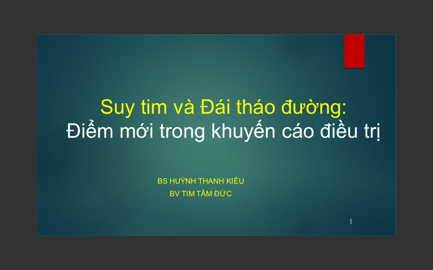 Suy tim và Đái tháo đường - Điểm mới trong khuyến cáo điều trị