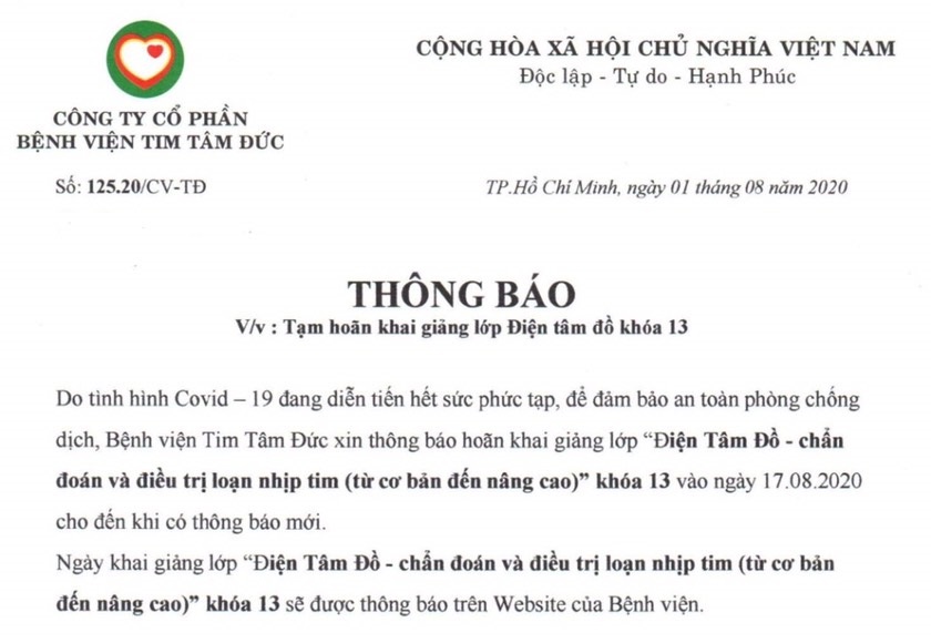 Tạm hoãn lớp: Điện tâm đồ, Chẩn đoán & Điều trị loạn nhịp tim