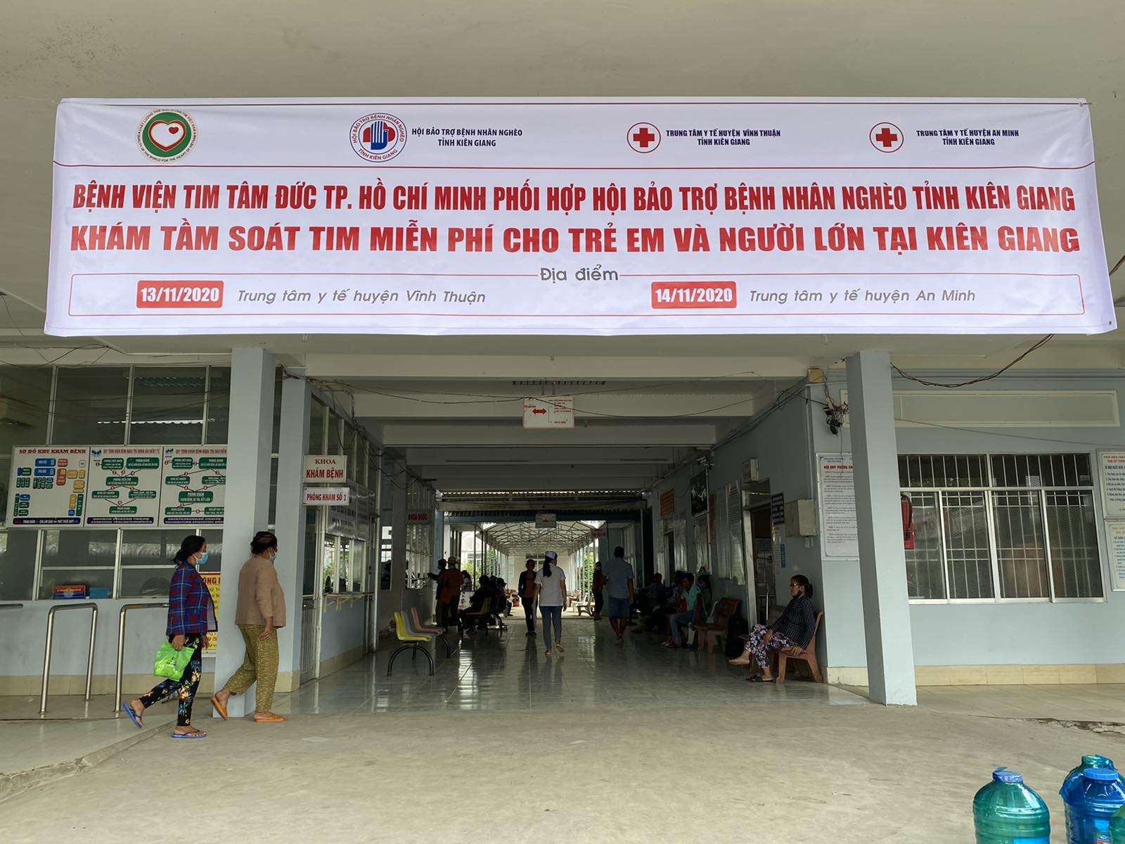 Khám tầm soát bệnh tim miễn phí cho trẻ em và người lớn tại tỉnh Kiên Giang