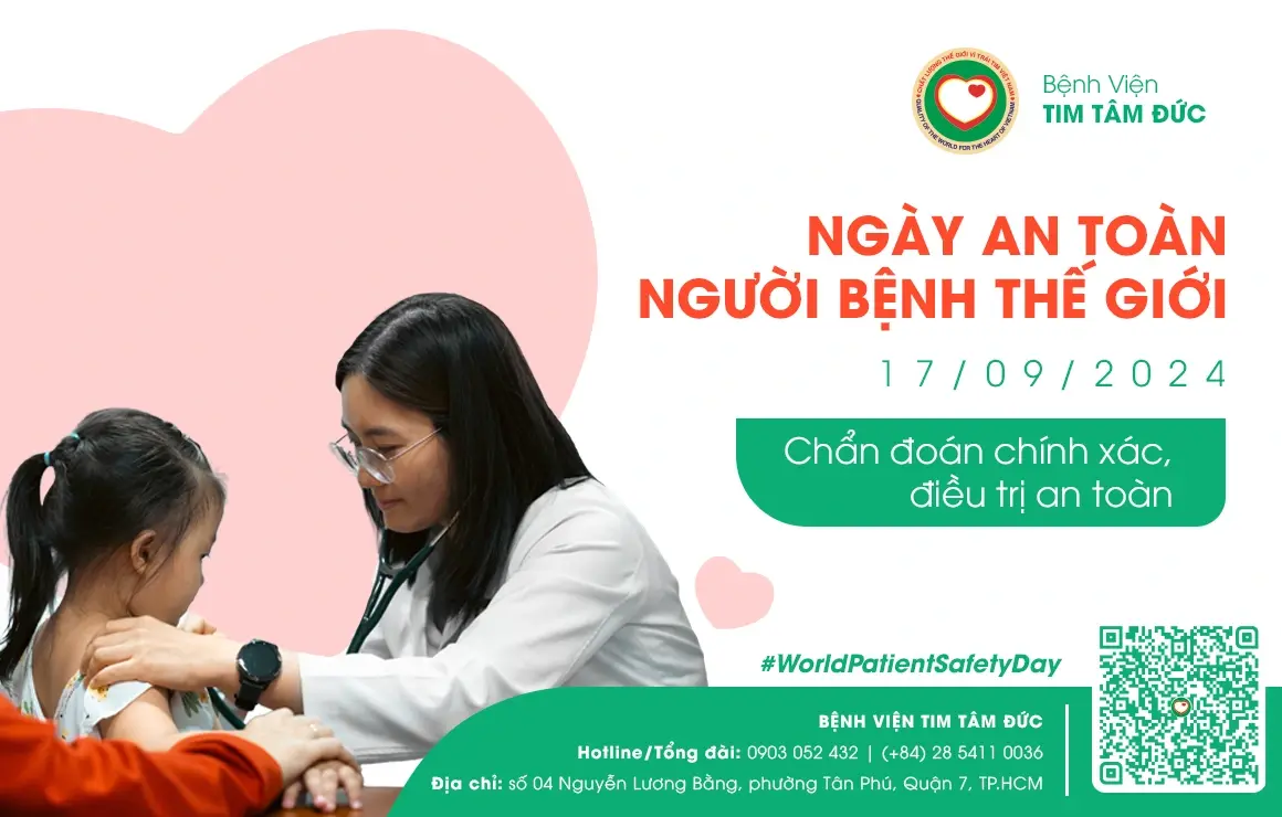 Ngày An toàn Người bệnh Thế giới 2024: Chẩn đoán chính xác, điều trị an toàn