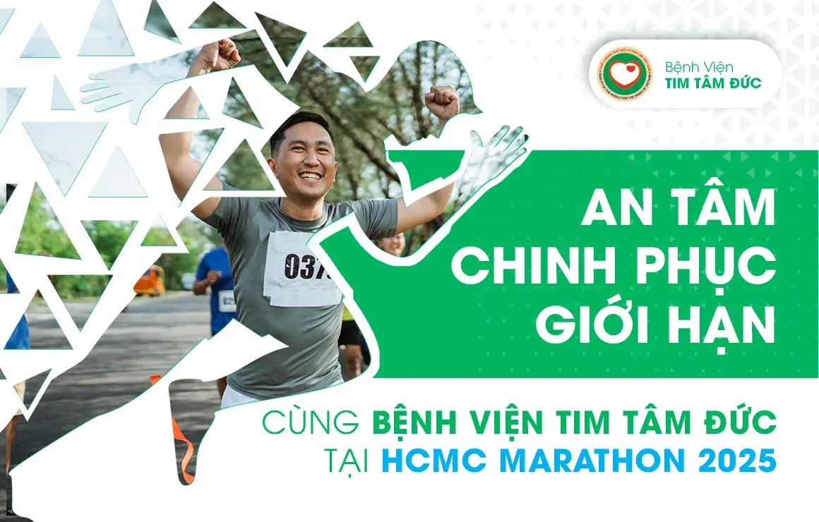 Bệnh viện Tim Tâm Đức là đối tác y tế cho giải Ho Chi Minh City Marathon 2025