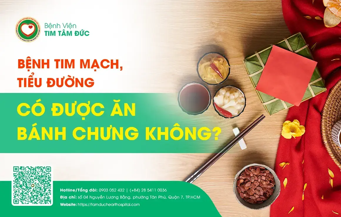 Người bệnh tim, bệnh tiểu đường có ăn được bánh chưng chiên?