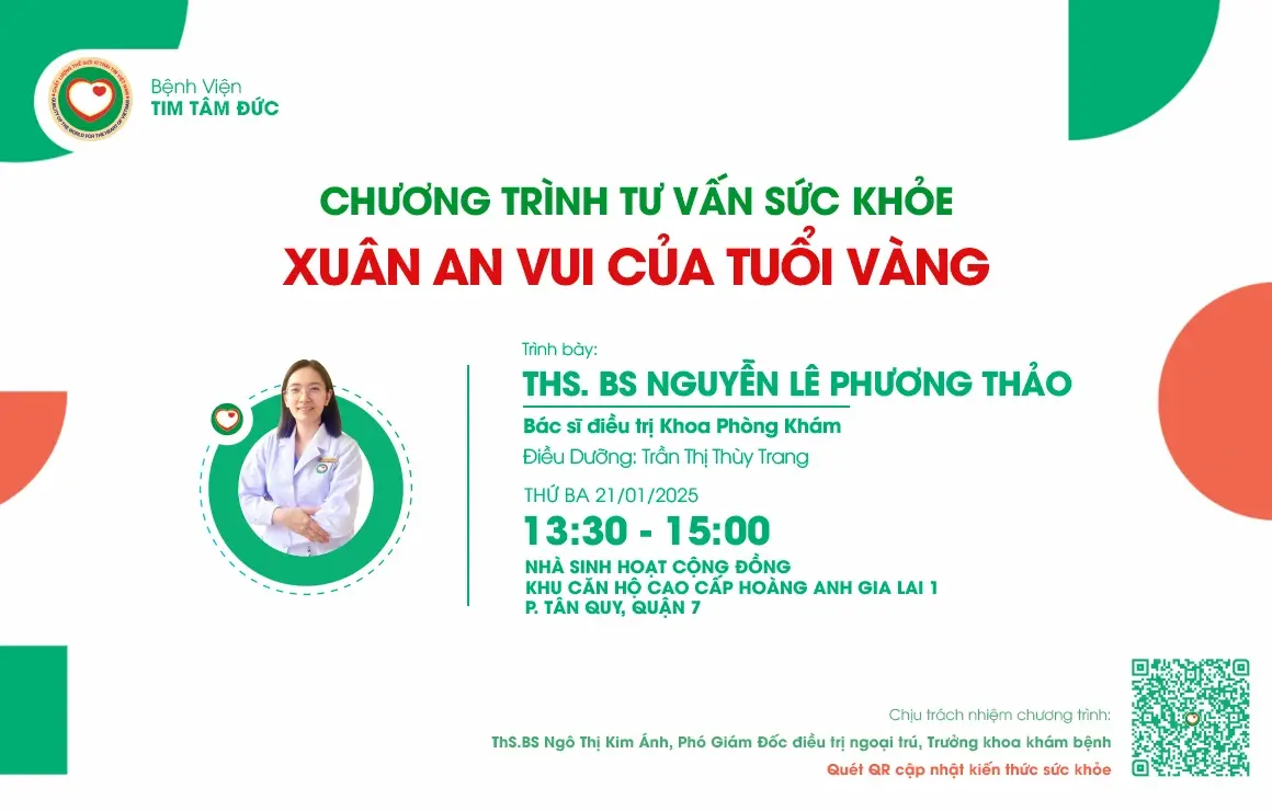 Tâm Đức tư vấn sức khỏe cho cộng đồng cư dân Chung cư Hoàng Anh Gia Lai (P. Tân Quy, Quận 7)