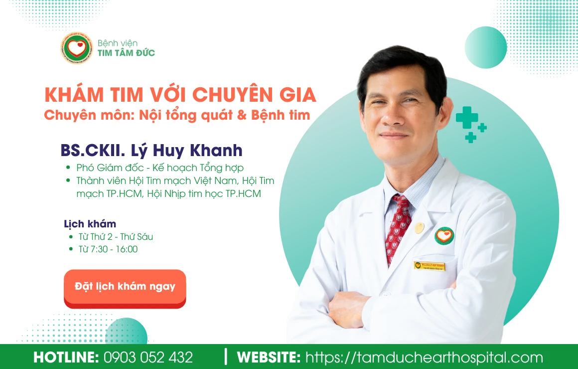 Khám tim với Chuyên gia - BS.CKII Lý Huy Khanh: Nụ cười ấm áp giải tỏa âu lo
