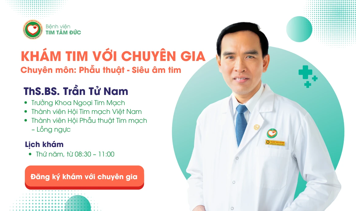 Khám tim với Chuyên gia: ThS BS Trần Tử Nam, trái tim ấm áp của chương trình Mổ Tim Từ Thiện (MT3)