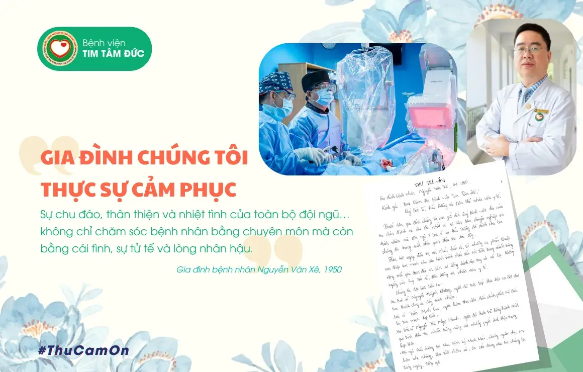 [Thư Cảm ơn ] - Cảm phục chuyên môn, sự tử tế, và lòng nhân hậu