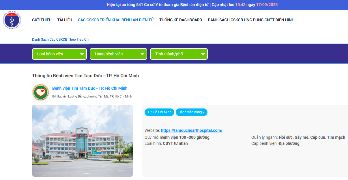 Bệnh viện Tim Tâm Đức triển khai Bệnh án điện tử