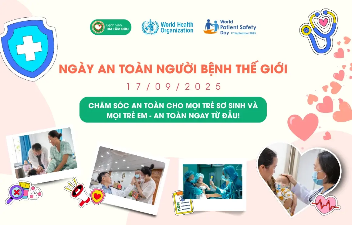 Tâm Đức hưởng ứng Ngày An toàn Người bệnh Thế giới 2025