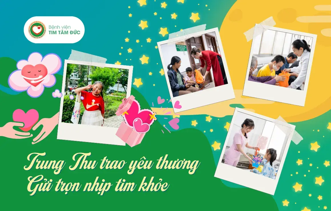 Đẹp đẽ câu chuyện quà trung thu yêu thương từ bệnh nhi trao tặng bệnh nhi tim bẩm sinh