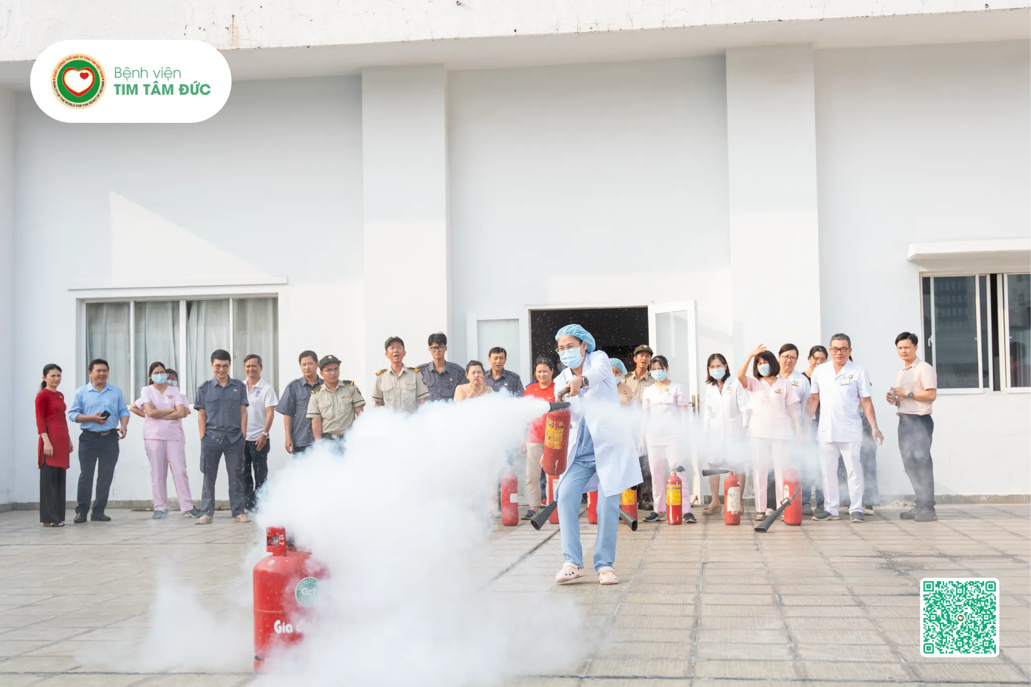 Tâm Đức tổ chức Tập huấn & Diễn tập Phòng cháy chữa cháy năm 2025